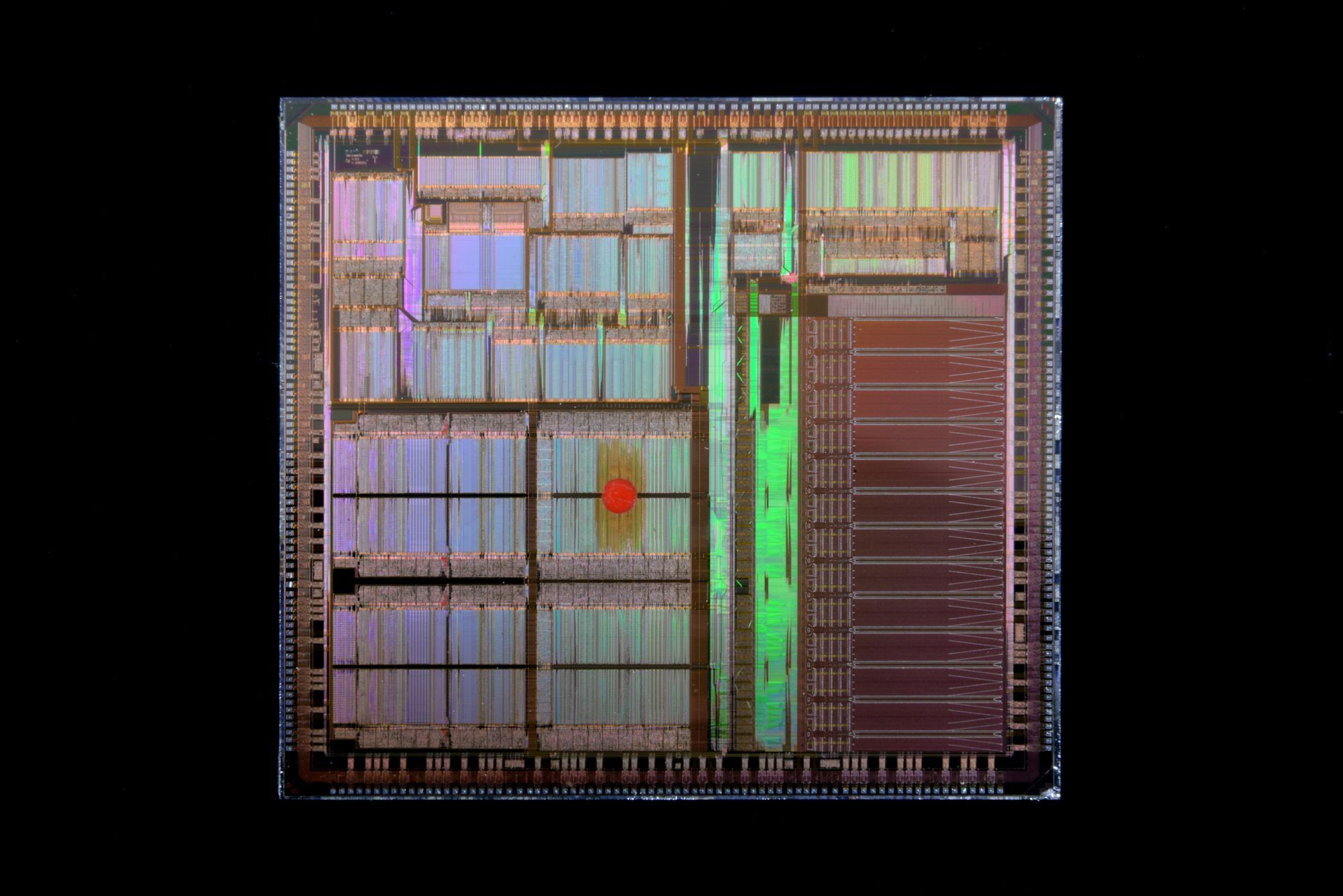 A computer chip die